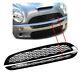 Grille For Mini Cooper S One R50 R52 R53 Glossy Black Sports Grill