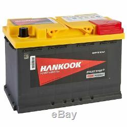 Hankook 12v 70ah Agm Start Stop Start Car Battery 277x174x190mm