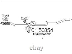 INTERMEDIATE SILENCER MINI MINI COOPER, ONE, ONE LPG, MINI CONVERTIBLE ONE