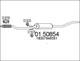 Intermediate Silencer Mini Mini Cooper, One, One Lpg, Mini Convertible One