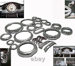 Interior Fittings In Chrome Kit 26 Parts For Mini One Cooper S D R50 R52