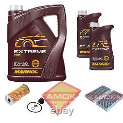 Kamoka Inspection Set Mannol Extreme 5W-40 7L for Mini One Cooper BMW Series