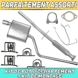 Kit Exhaust Silencer Mini Cooper One R50 R52 R53 1.6i Hayon Cabrio