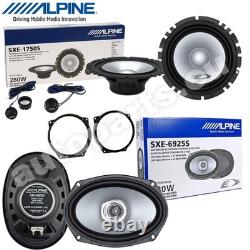 Kit of 6 Alpine SXE Front Speakers for MINI One Cooper R50 R53