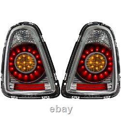 Lightbar Led Rear Lights For Bmw Mini R56 R57 Convertible 06-10 Smoke Clear