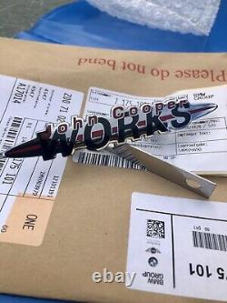 Logo Mini Cooper John Cooper Works Grille S Sd D One Badge Bmw Original