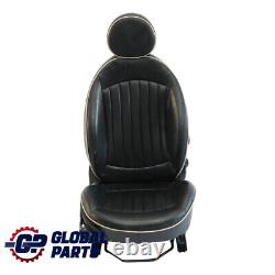 MINI Cooper One R55 R56 R57 Sport Front Right Leather Seat in Black