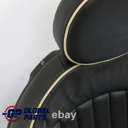 MINI Cooper One R55 R56 R57 Sport Front Right Leather Seat in Black