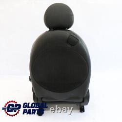 MINI Cooper One R55 R56 R57 Sport Front Right Leather Seat in Black