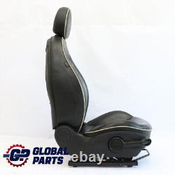 MINI Cooper One R55 R56 R57 Sport Front Right Leather Seat in Black