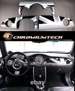 MK1 Mini Cooper/S/One JCW R50 R52 R53 Black Union Jack Dashboard Cover for LHD