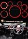 Mk2 Mini Cooper/s / One R55 R56 R57 R58 R59 Red Interior Dashboard Ring Kit