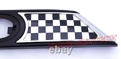 MK2 Mini Cooper/S / One R55 R56 R57 R58 R59 Side Chrome Grilles Checker Flag