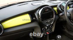 MK3 Mini Cooper / S/One / JCW F55 F56 F57 Yellow Dashboard Panel Cover RHD