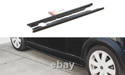 Maxton Additions for Mini Cooper / One R50 Gloss Black Side Skirts