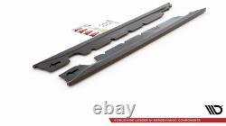 Maxton Additions for Mini Cooper / One R50 Gloss Black Side Skirts