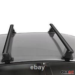 Menabo Crossbars for Mini One Cooper 2001-2013 Black Aluminum TUV