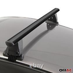 Menabo Crossbars for Mini One Cooper 2001-2013 Black Aluminum TUV