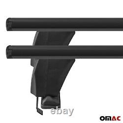 Menabo Crossbars for Mini One Cooper 2001-2013 Black Aluminum TUV