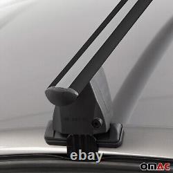 Menabo Crossbars for Mini One Cooper 2001-2013 Black Aluminum TUV