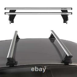 Menabo Transversal Roof Bars For Mini One Cooper 2001-2013 Alu Grey