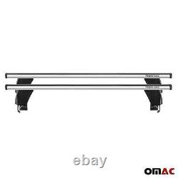 Menabo Transversal Roof Bars For Mini One Cooper 2001-2013 Alu Grey