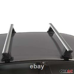 Menabo Transversal Roof Bars For Mini One Cooper 2001-2013 Alu Grey