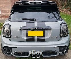 Mini Black Led Union Jack Tail Lights F55, F56 Cooper S, Jcw 2014 2019