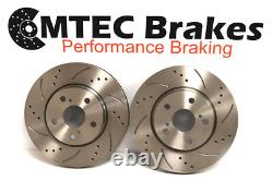 Mini COOPER S Slotted Perforated Brake Disc Front Rear & Pads