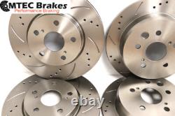 Mini COOPER S Slotted Perforated Brake Disc Front Rear & Pads