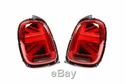 Mini Cooper F55 14- True Led Rear Lights Pair Set Union Jack Special Us