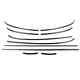Mini Cooper F56 Glossy Black Metal Trim Edge, 2014 + One Jcw S