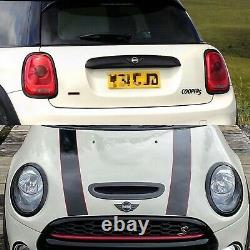 Mini Cooper F56 Head And Tail Light Covers Glossy Black Piano 2014 Cs Jcw One