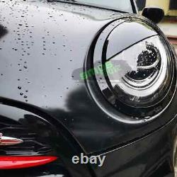 Mini Cooper F56 Head And Tail Light Covers Glossy Black Piano 2014 Cs Jcw One