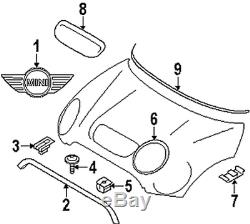 Mini Cooper, New, Origin F55 F56 F57 Jet Black Of Lighthouse Border Ring