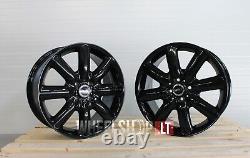 Mini Cooper ONE Clubman R17 4x100 4x17 inches alloy wheels 7j Glossy black rims