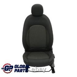 Mini Cooper One F56 Left Front Seat Fabric Firework / Carbon Black