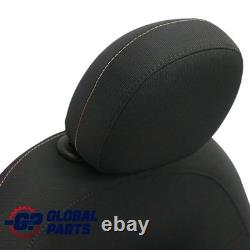 Mini Cooper One F56 Left Front Seat Fabric Firework / Carbon Black