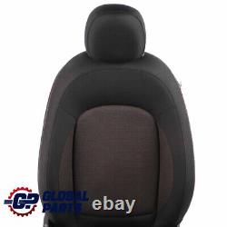 Mini Cooper One F56 Right Front Seat Fireworks Fabric / Carbon Black