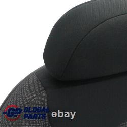 Mini Cooper One R50 Fabric Seat Left Front Fabric Kaleido Black