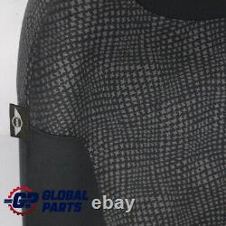 Mini Cooper One R50 Fabric Seat Left Front Fabric Kaleido Black
