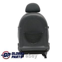 Mini Cooper One R50 Fabric Seat Left Front Fabric Kaleido Black