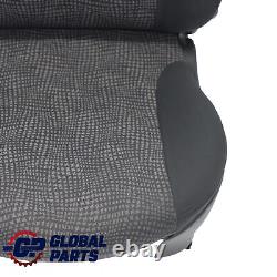 Mini Cooper One R50 Left Front Seat Black Kaleido Fabric