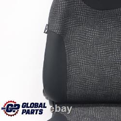 Mini Cooper One R50 Left Front Seat Black Kaleido Fabric