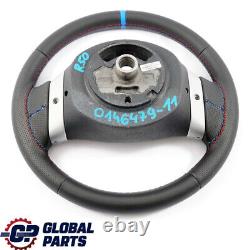 Mini Cooper One R50 New Black Leather Flywheel With Tricolored Threads