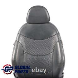 Mini Cooper One R50 Sport Panther Left Front Seat Black Leather Profile