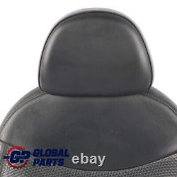 Mini Cooper One R50 Sport Panther Left Front Seat Black Leather Profile