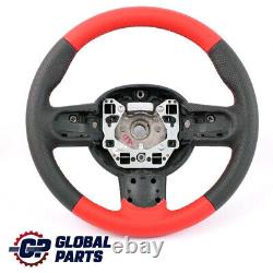 Mini Cooper One R55 R56 R57 R60 R61 New Red Leather Sport Steering Wheel