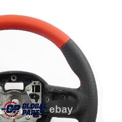 Mini Cooper One R55 R56 R57 R60 R61 New Red Leather Sport Steering Wheel