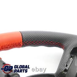 Mini Cooper One R55 R56 R57 R60 R61 New Red Leather Sport Steering Wheel